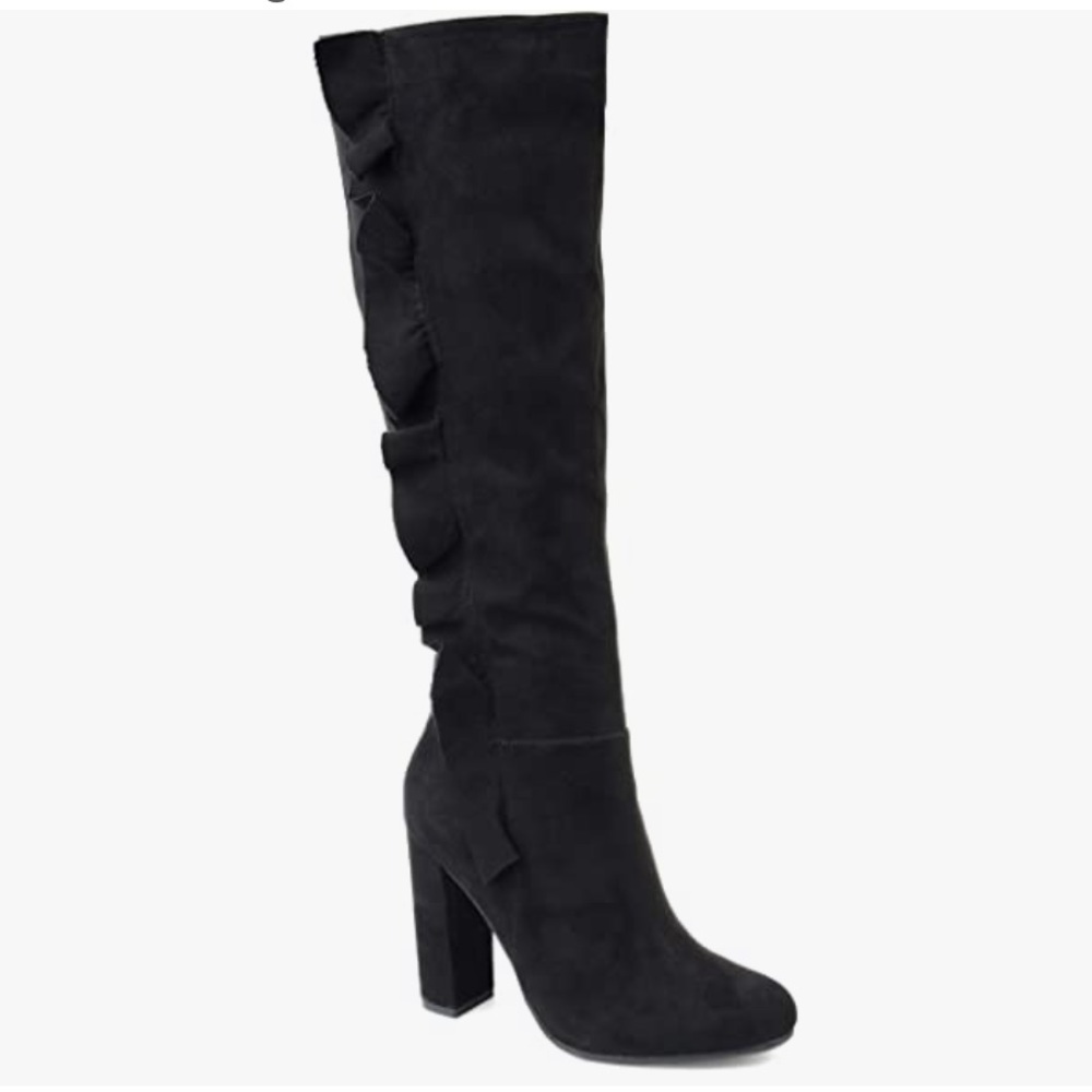 Journee Collection Vivian Black Knee-High Boots